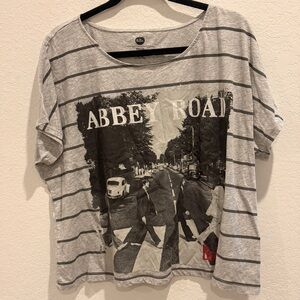 The Beatles Gray Graphic Tee